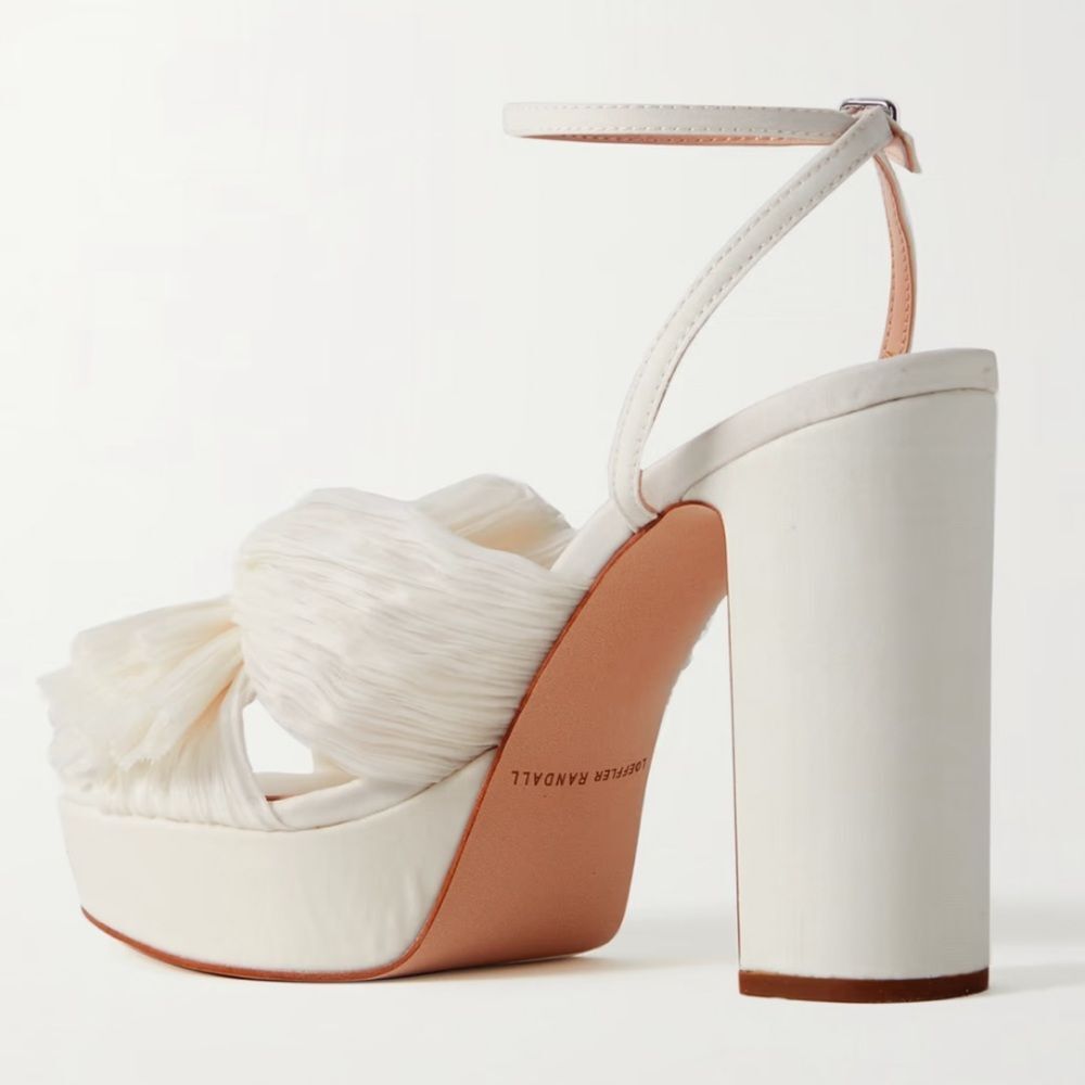 Loeffler Randall Natalia Platform Bridal Wedding Heels Shoes Sandals NIB 12 - Picture 4 of 12